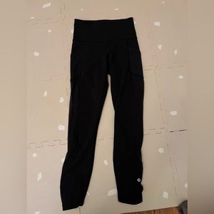 Lululemon mesh pocket leggings